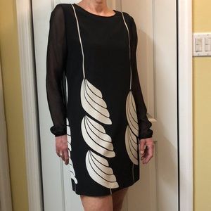 Diane von Furstenburg silk black dress